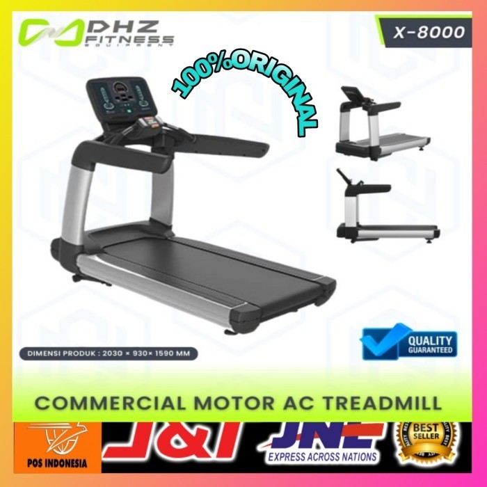 ✅Baru Treadmill Elektrik-Dhz X8000OriginalTreadmil Elektrik-Tredmill-Gym Diskon