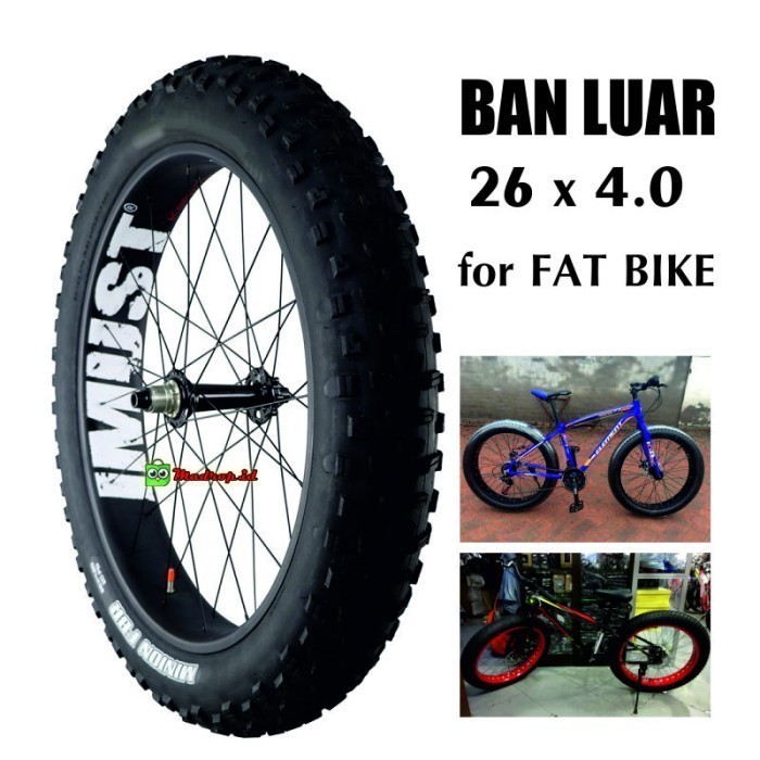 ✅New Promo Ban Luar Sepeda 26 X 4.00 Fatbike 26X4.0 Packing Aman Terbaru