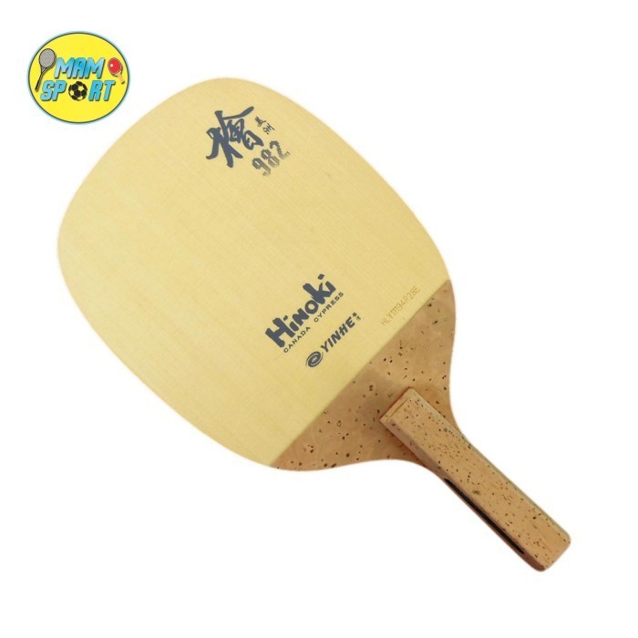 ✅Baru Bat Tenis Meja Yinhe 982 Hinoki Canada Cypress 1 Ply Solid Jpen Diskon