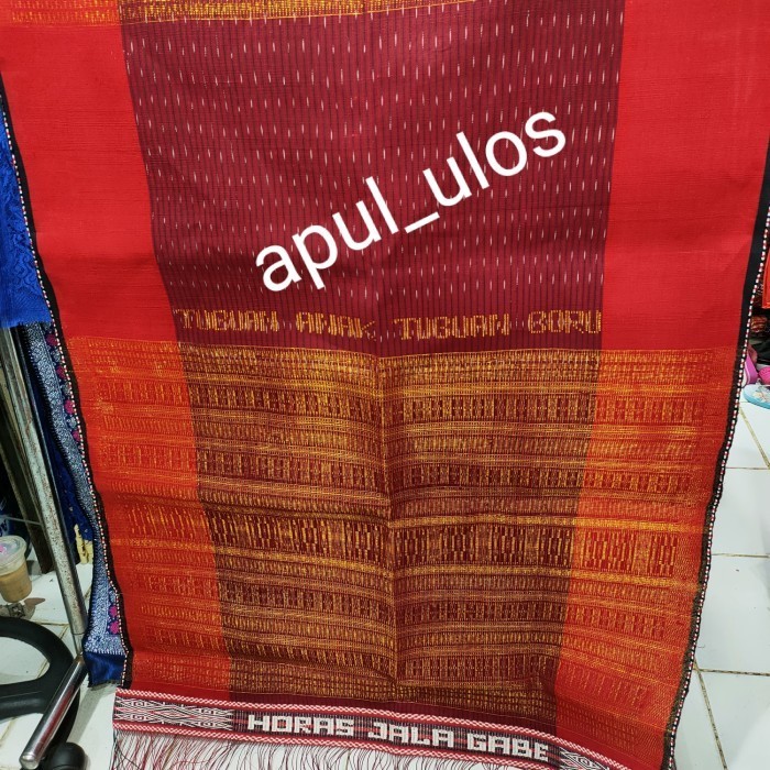 ✅New Ulos Hela Ulos Ragihotang Sirara Merah Cabe Jumbo Tubuan Anak Limited