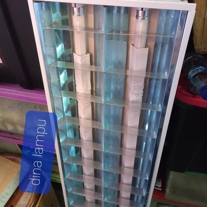 Kap Lampu Rm 2X36W+Tl Led 16Watt Philips/Kap Rm 2X16W Led Set Inbow