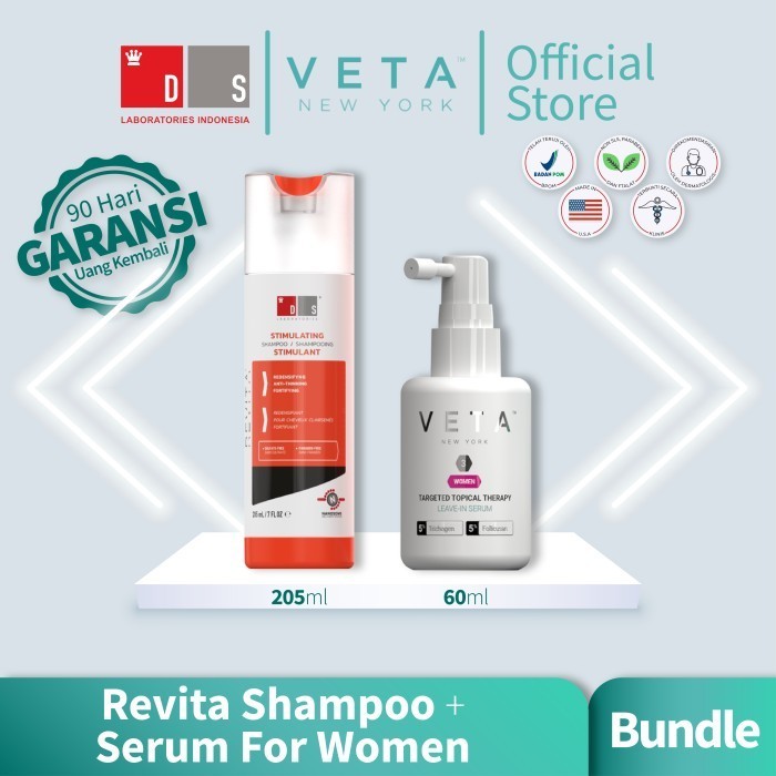 ✅New Ori Veta Ny Wanita-SerumRevitashampo Penumbuhrambutbergaransi Made In Usa Diskon