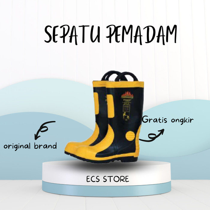 ✅Ori Sepatu Pemadam Kebakaran Promo / Sepatu Pemadam Kebakaran Berkualitas Terbaru