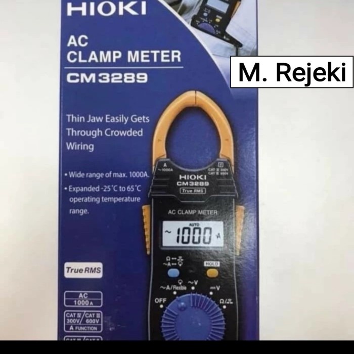 ✅Ready Hioki Cm3289 Ac Clamp Meter Cm 3289 Replacement 3280-20F Tang Ampere Diskon