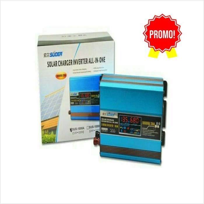 ✅Sale Murah Suoer Power Inverter 1000Watt  Solar Controller Charger Limited