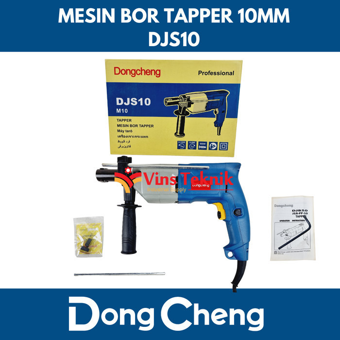 ✨New Mesin Bor Tangan 500 Watt Tapper 10Mm Djs10 Dongcheng Djs 10 Berkualitas