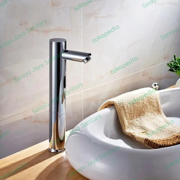 ✅Termurah Kran Wastafel Tinggi Sensor/Kran Air Wastafel Otomatis/Kran Sensor Terbatas