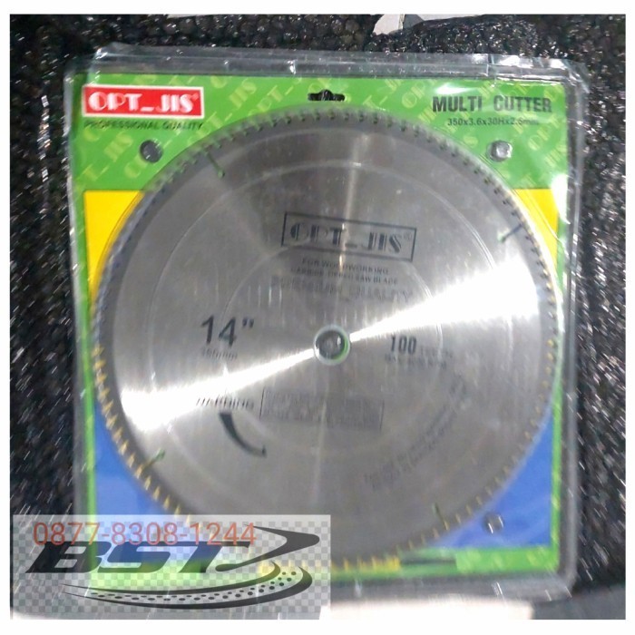 ✨New Mata Gergaji Belah Potong Kayu 14 Inch X 100 T Merek Opt Original Limited