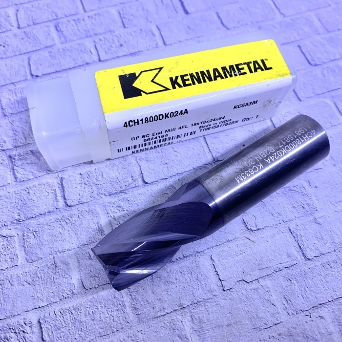 ✨New Endmill 18 Mm Carbide Kennametal Baru Original.. Endmill Carbide 18Mm Diskon