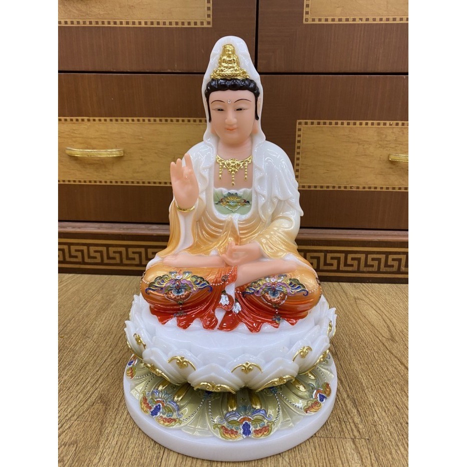 [Baru] Patung Dewi Kwan Im Marmer Putih Berkualitas