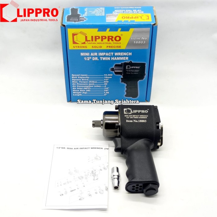 ✨New Ori Lippro Air Impact Wrench 1/2 / Twin Hammer Mini 18803 Limited
