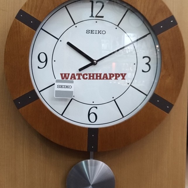 [Baru] Jm Dinding Pendulum Seiko Qxc241A Original Qxc241B Wooden Clock Qxc241 Terbaru