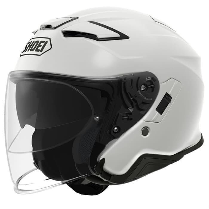 [Ori] Shoei J-Cruise 2 Luminos White  Helm Motor Half Face  Shoei Original Terbatas