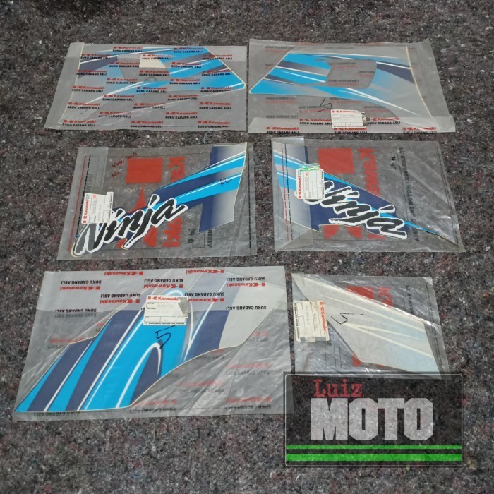 [New] Stiker Ninja Kiss 2003 Biru Original Berkualitas