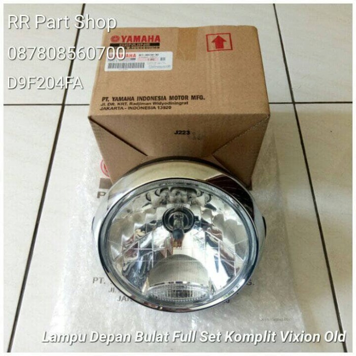 [Ori] Lampu Depan Bulat Full Set Komplit Vixion Old Original Yamaha New Limited