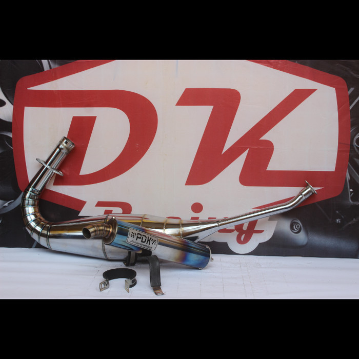 [Original] Knalpot Racing Ninja R Pdk Blue Fullcrome High Peforma Berkualitas