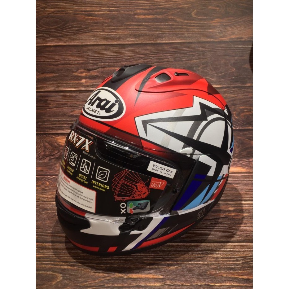 [New] Arai Rx7X Takumi Sni  Helm Full Face  Original Arai  Helm Arai Limited
