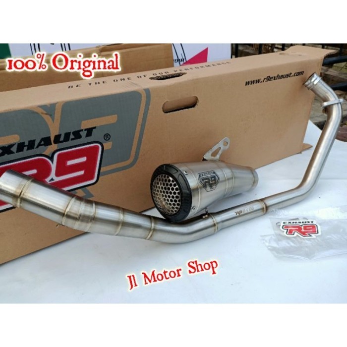 [Original] Knalpot R9 Gp Ss Onic Supra Gtr 150 New Vixion Cbr150R Cb150R R15 Mt15 Terbaru