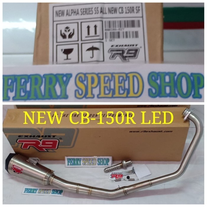 [Original] Knalpot R9 All New Cb150R Alpha Series/Knalpot R9 Alpha Series Cb150R Limited