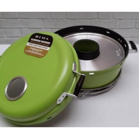 

[New Ori] Bima Baking Pan Pemanggang Kue 28 Cm Hijau Al039Wh Aluminium Bakeware Terbaru
