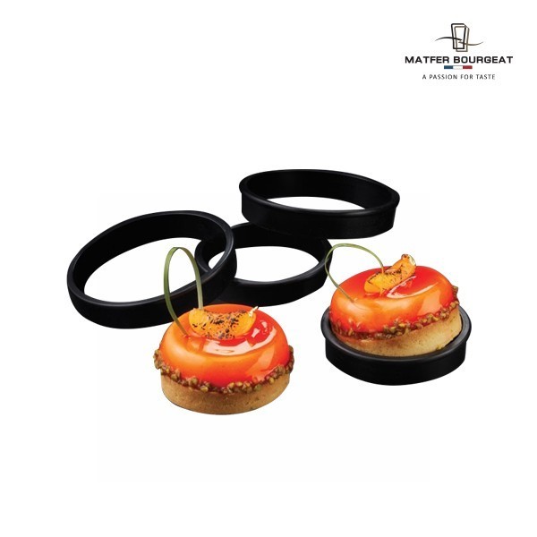 

[New Ori] Matfer Bourgeat Exoglass Tart Ring 100Mm - 6 Pcs Terbaru