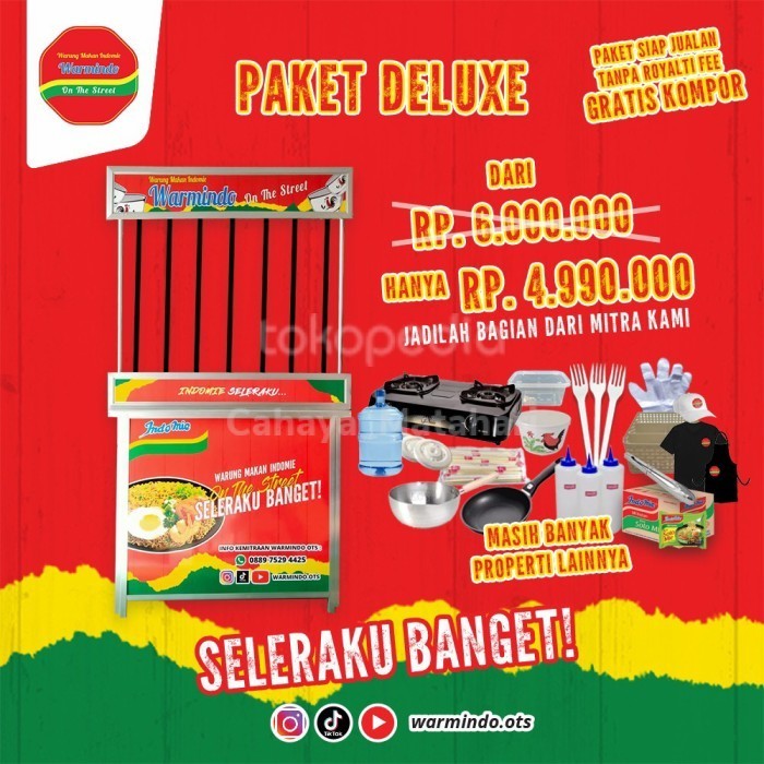 [New Ori] Warmindo Kekinian / Paket Usaha Warmindo / Paket Deluxed Berkualitas
