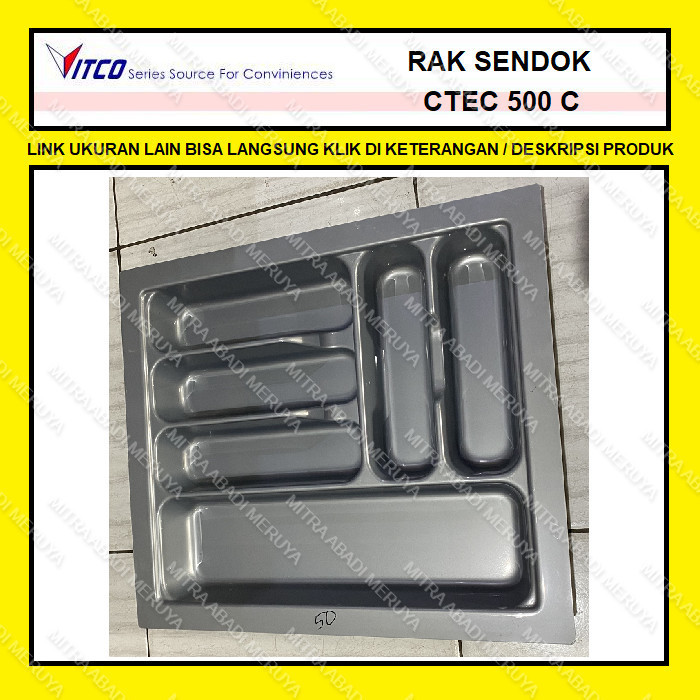 RAK SENDOK LACI VITCO CTEC 500 C LACI SENDOK