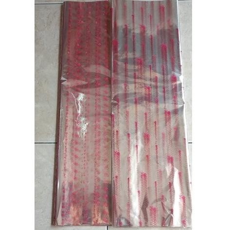 

Kado kaca motif 35x60 cm / plastik parcel motif / bungkus parcel
