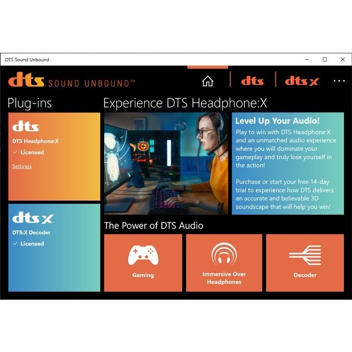 [LIMITED QUALITY] DTS Sound Unbound Xbox One Series XS Win 10 Original Redeem Code - Standard