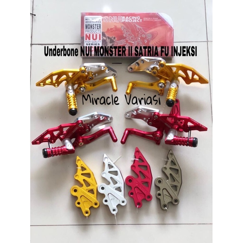 ✅Baru Underbone Nui Racing Project Monster Ii Satria Fu Injeksi Berkualitas