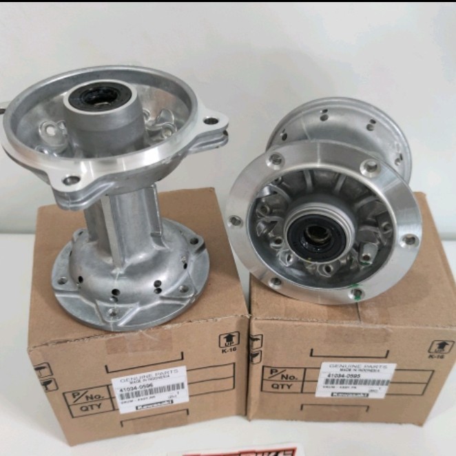 ✅Baru Tromol Klx 150 Dtracker 150 Set Original Depan Belakang Hole 36 Ori Terbatas