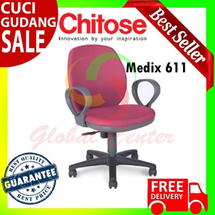 [Baru] Kursi Kantor Chitose Medix 611 Limited