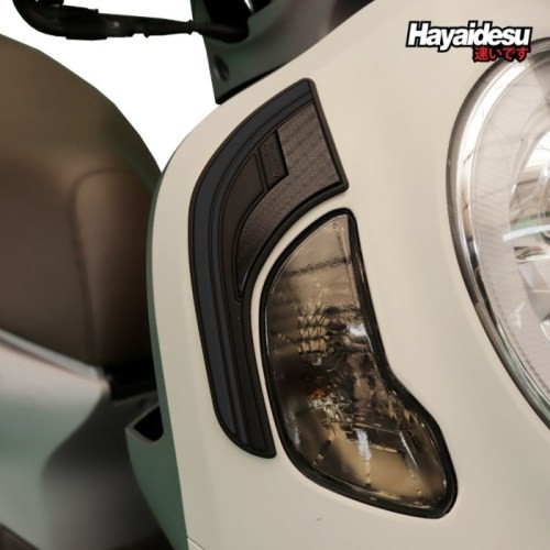 New Scoopy 2021 Body Protector Upper Front Cover - Hitam