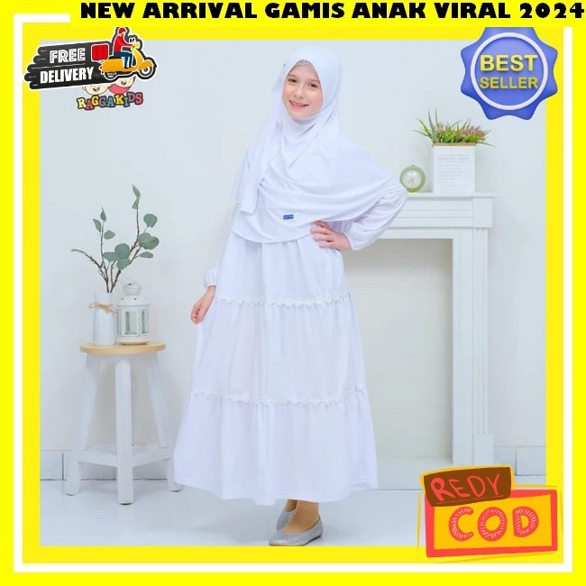 Baju Ank Cewek Umur 8 9 10 11 12 13Thn Ghamis Crinkle Ankak Tanggung Gamis Anak Lebaran 2024 Terbaru