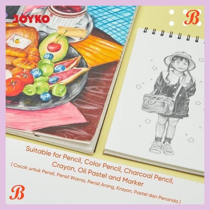

| KG | JOYKO DRAWING SKETCH BOOK A5 A4 A3 PROFESSIONAL BUKU GAMBAR SKETSA
