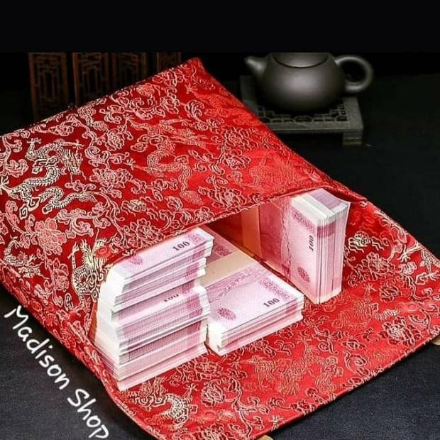 

WER Dompet Kain Imlek Angpao Jumbo Murah Ampao Kado Sovenir Amplop Kain TERLARIS