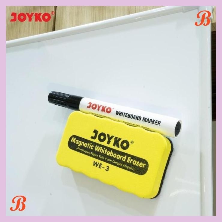 

| KG | JOYKO WHITEBOARD ERASER PENGHAPUS PAPAN TULIS MAGNET WE-3 [12PCS]