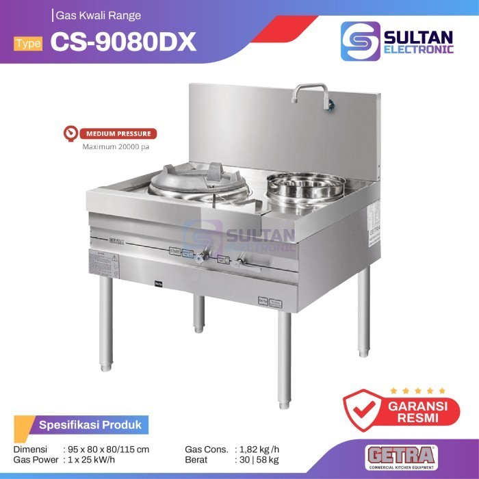 [New] Getra Gas Kwali Range Cs-9080Dx / Cs 9080Dx / Cs9080Dx Terbatas