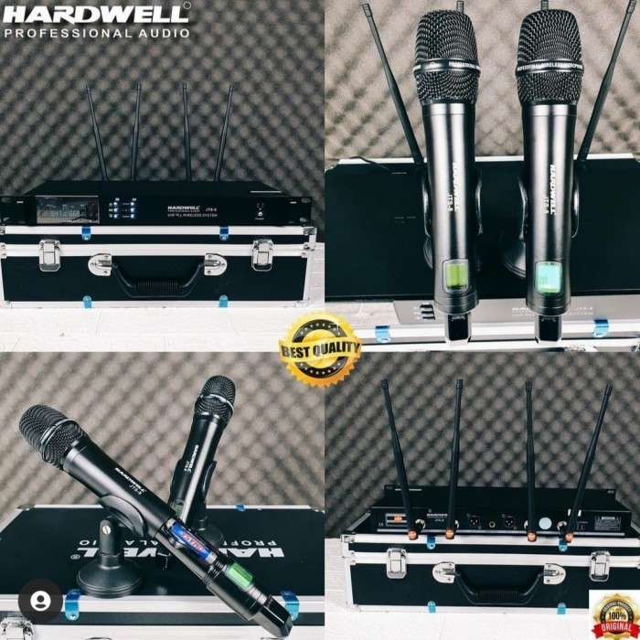[New] Microphone Mic Wireless Hardwell Jts 8 / Jts8 /Jts-8 Terbatas