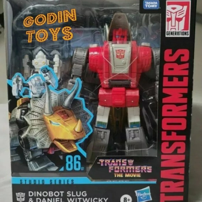 [Ori] Transformers Dinobot Slug And Daniel Witwicky Studio Series 86 Hasbro Diskon