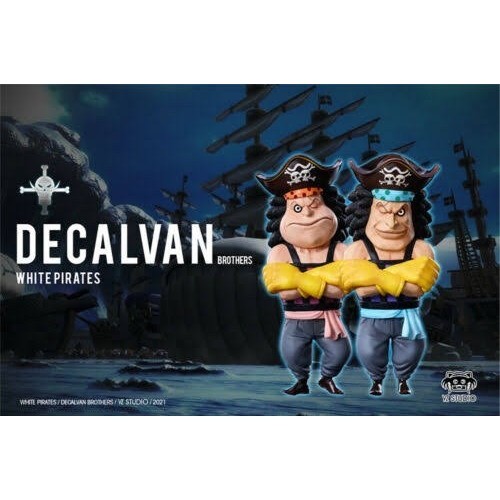 [Ori] Yz Studio Wcf Resin Decalvan Brothers Whitebeard Pirates / One Piece Limited