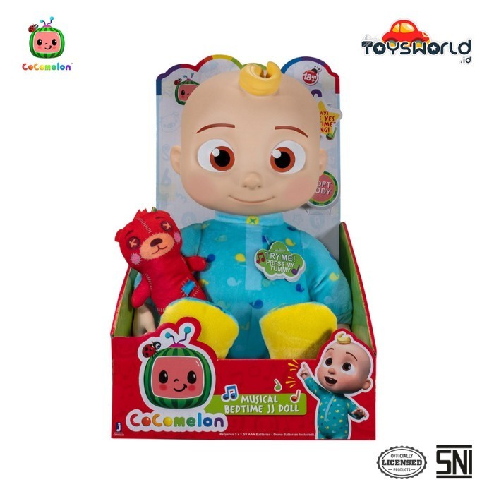 [Original] Cocomelon Roto Plus Plush Bedtime Jj Doll Diskon