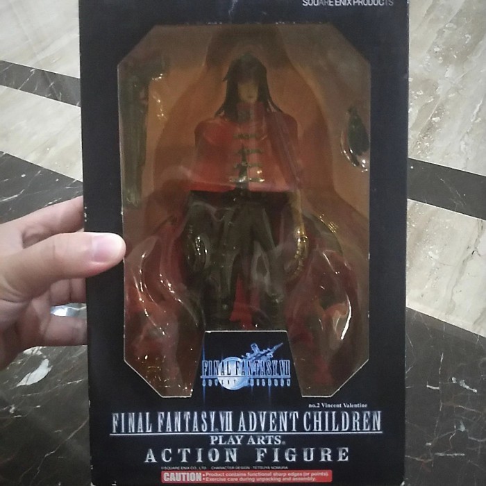 [Original] Final Fantasy Vii Advent Children Play Arts Vincent Valentine Berkualitas