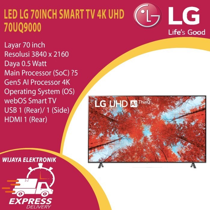 [New] Tv Led 70 Inch 70Uq9000 Smart Tv Uhd 4K Berkualitas