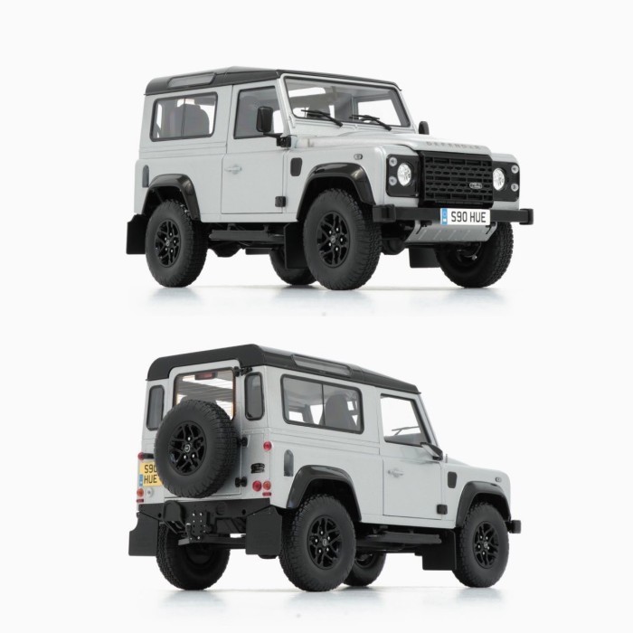 [Original] Almost Real 1:18 Land Rover Defender 90 Silver Terbaru