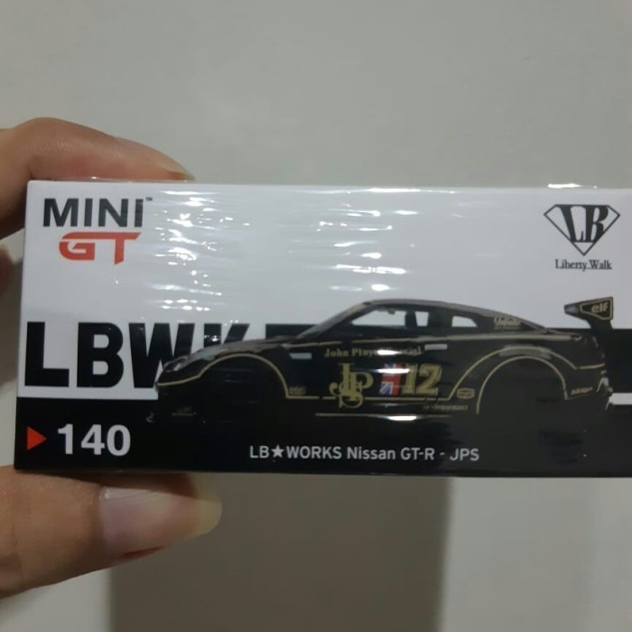 [Original] Mini Gt Nissan Gtr R35 Jps Lbwork Diecast Limited