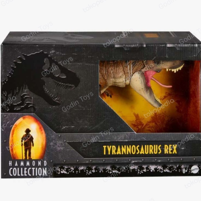[Ori] Jurassic World Hammond Tyrannosaurus Rex T-Rex Collection Mattel Berkualitas