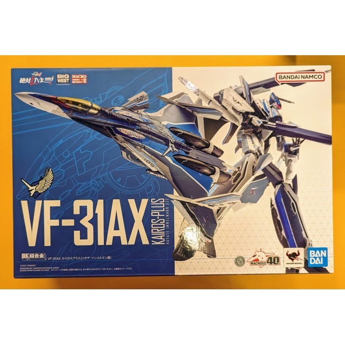 [Ori] Bandai Dx Chogokin - Vf-31Ax Kairos Hayate Immelman Diskon