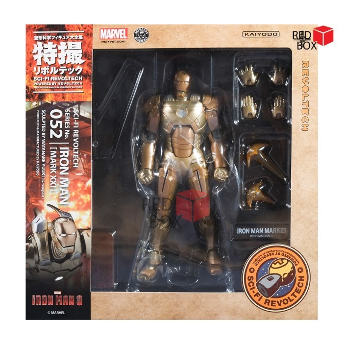 [Ori] Revoltech 52 Iron Man Mk Xxi Diskon