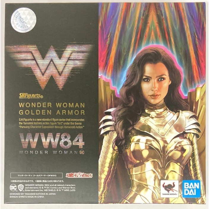[Original] Bandai Shf Dc Ww84 - Wonder Woman Golden Armor Berkualitas